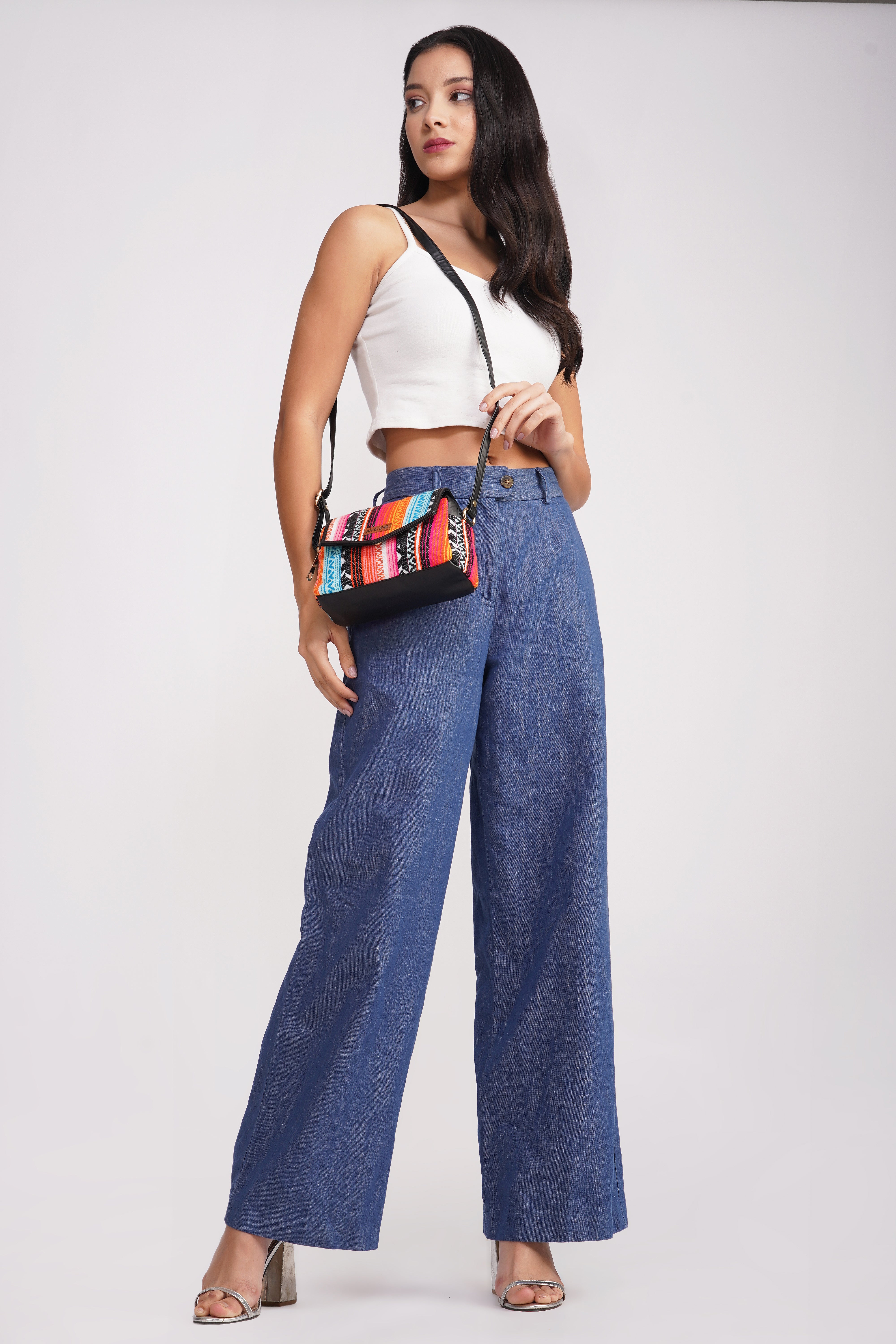 NiceG Color Sync Sling Bags For Women & Girls